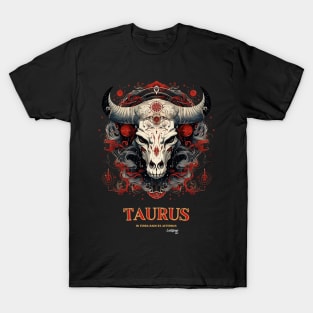 Dark Zodiac Taurus: The Mystical Earth T-Shirt